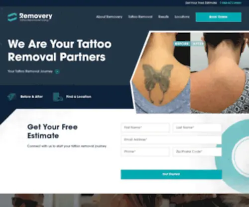 Changeink.com(Laser Tattoo Removal & Fading) Screenshot