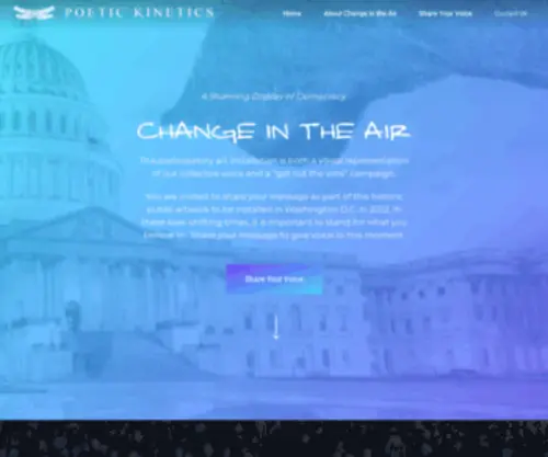 Changeintheair.org(Change in the Air) Screenshot