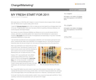 Changeitmarketing.com(Blog) Screenshot