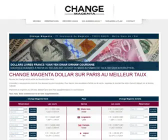 Changemagenta.fr(Bureau de change Paris gare de l'Est) Screenshot