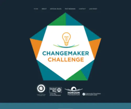Changemakerchallengehc.org(Big Ideas Sparking Social Change in Howard County) Screenshot