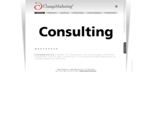 Changemarketing.dk(Change Marketing) Screenshot