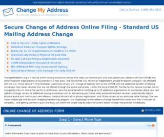 Changemyaddress.org(US Change of Address Filing) Screenshot