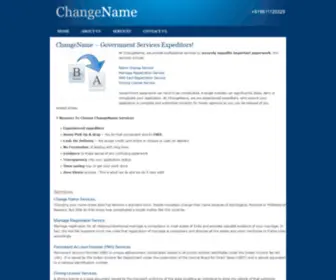 Changename.co.in(Change Name) Screenshot