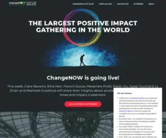 Changenow-Summit.com(The largest impact gathering in the world) Screenshot