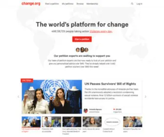 Change.org(The) Screenshot