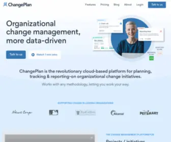 Changeplan.co(Organizational Change Management Platform) Screenshot