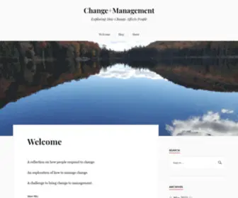 Changeplusmanagement.blog(Exploring How Change Affects People) Screenshot