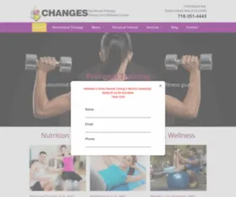 Changesnutrition.net(Personal Trainer) Screenshot