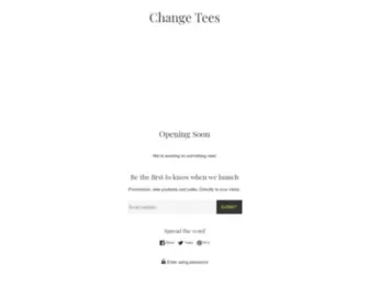 Changetees.co(Change Tees) Screenshot