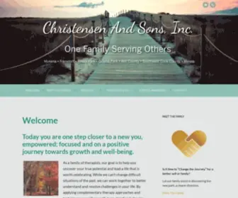 Changethejourney.com(Christensen and Sons) Screenshot