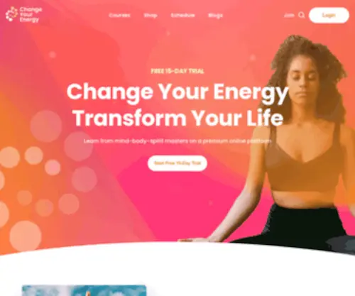 Changeyourenergy.com(Change Your Energy) Screenshot