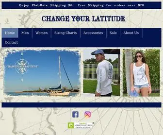 Changeyourlatitude.com(CHANGE YOUR LATITUDE) Screenshot