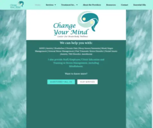 Changeyourmindcenter.com(Change Your Mind) Screenshot