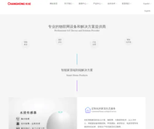 Changhongiot.com(四川长虹网络科技有限责任公司) Screenshot