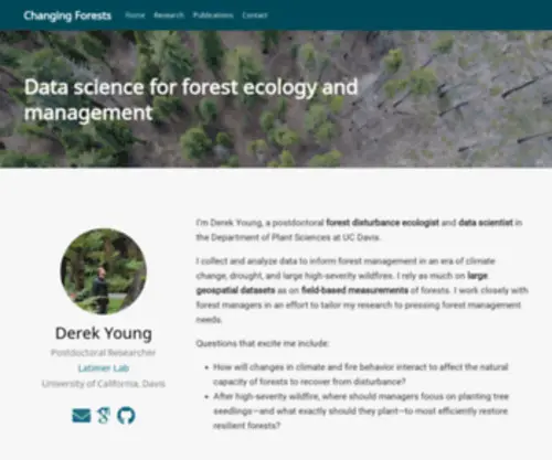 Changingforests.com(Changing Forests) Screenshot