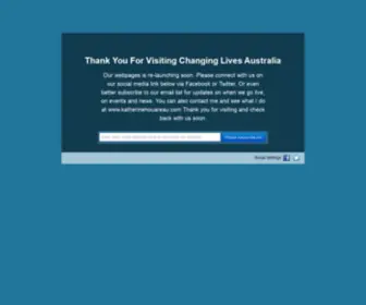 Changinglivesaustralia.com.au(Changing Lives Australia) Screenshot