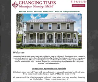 Changingtimesbandb.com(Changing Times) Screenshot