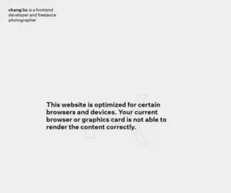 Changliu.io(Chang Liu) Screenshot