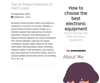 Changpingweb.com(How to choose the best electronic equipment) Screenshot