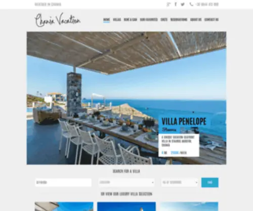 Chania-Vacation.com(Chania Vacation) Screenshot