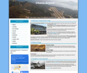 Chaniaairport.com(Chania Airport) Screenshot