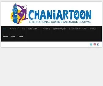 Chaniartoonfest.gr(International Comic & Animation Festival) Screenshot