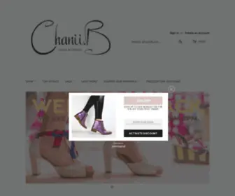 Chaniibshoes.com(Chanii B) Screenshot