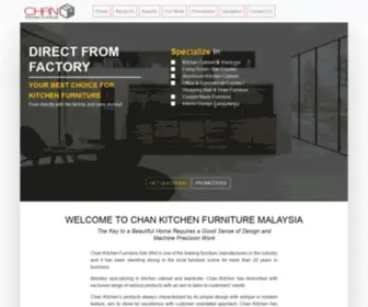 Chankitchen.com.my(Kitchen Cabinets Design Malaysia) Screenshot