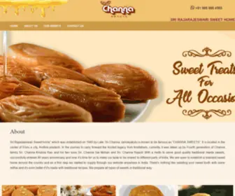 Channasweets.com(Channa Sweets) Screenshot