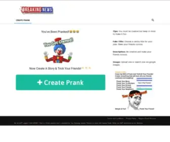 Channel24News.com(Create A Prank) Screenshot