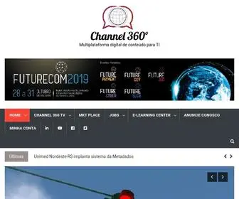 Channel360.com.br(Multiplataforma digital de conte) Screenshot