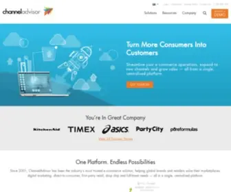 Channeladvisor.com.au(Multichannel Commerce Solution for Brands and Retailers) Screenshot