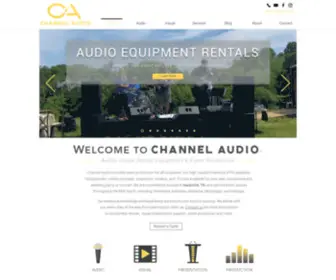 Channelaudiogroup.com(Channel Audio) Screenshot