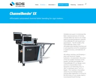 Channelbender.com(The best line of channel letter bending machines on the planet with unparalleled accuracy) Screenshot