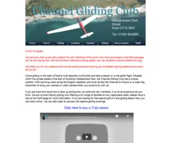 Channelglidingclub.com(Channel Gliding Club) Screenshot