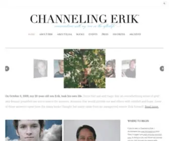 Channelingerik.com(Channeling Erik®) Screenshot