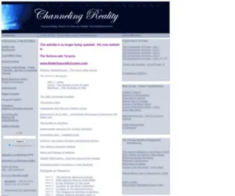 Channelingreality.com(Channeling Reality) Screenshot