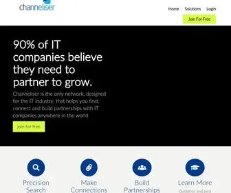 Channeliser.com(Channeliser) Screenshot