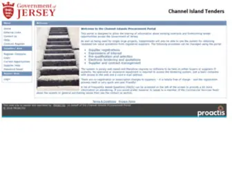 Channelislandtenders.com(Channel Islands Tenders) Screenshot