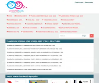 Channelkids.com(PLANEACIONES GRATIS) Screenshot