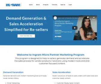 Channelmarketing.me(Ingram Micro Cloud PMP) Screenshot