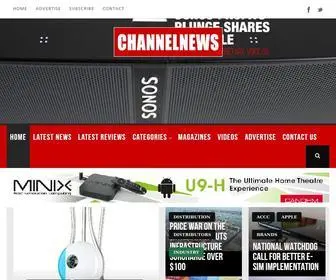 Channelnews.com.au(ChannelNews is Australia's #1 news source for the consumer electronics industry) Screenshot