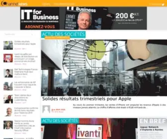 Channelnews.fr(Toutes l'information pour les professionnels de la distribution informatique et télécoms) Screenshot