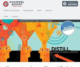 Channelrocket.com(Saas Sales Enablement Platform) Screenshot