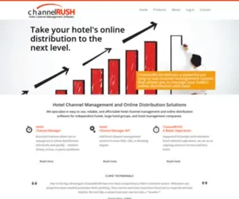 Channelrush.com(Hotel Distribution Solutions) Screenshot