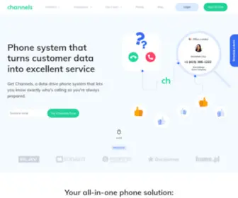 Channels.app(Data-powered Business Phone System) Screenshot