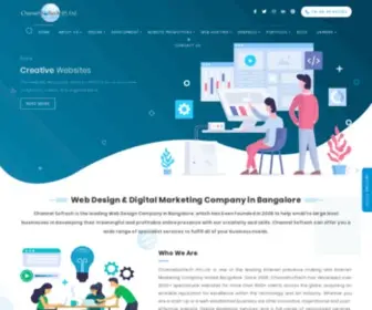 Channelsoftech.com(Web Design & Digital Marketing Company in Bangalore) Screenshot