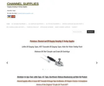 Channelsupplies.com(Channel Supplies Gauging) Screenshot