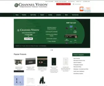 Channelvision.com(Channel Vision Low Voltage Structured Wiring) Screenshot